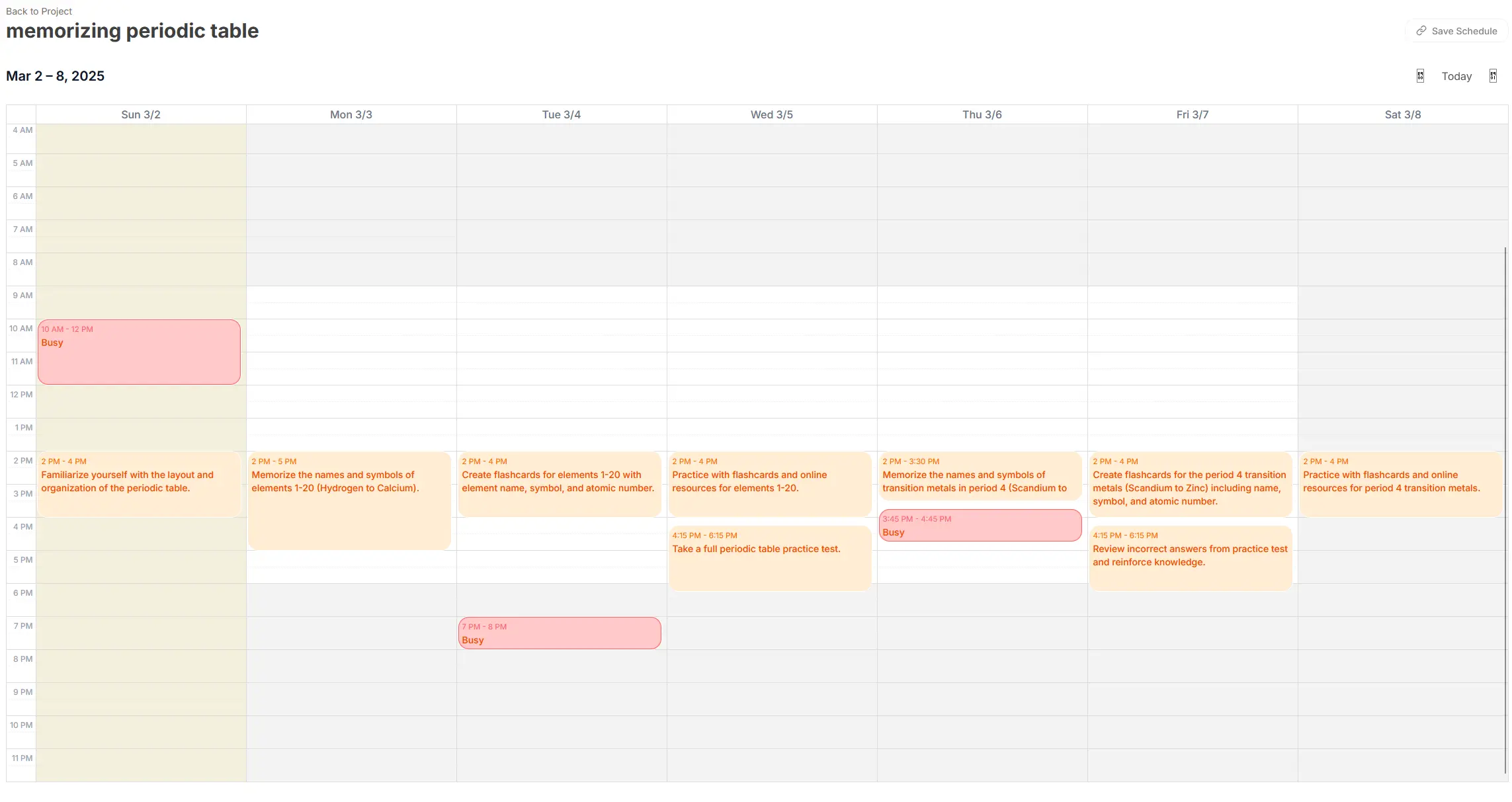 Calendar Integration
